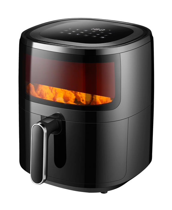 Danoz Direct 🎯Kitchen Smart - Healthier and tastier meals with our Air Fryer. With 1600W of power and a 6L capacity, cook food quickly and evenly