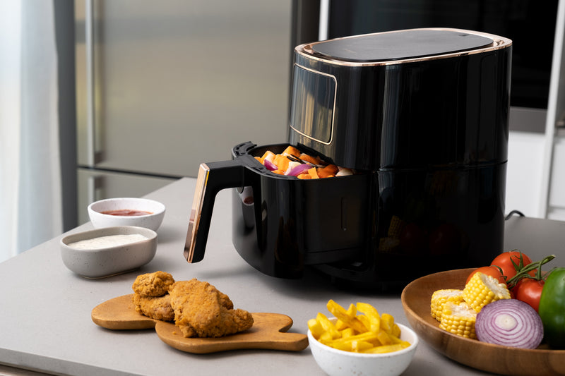 Danoz Direct Kitchen Smart - 7L Digital Air Fryer (Black) 1700W, 200C, 8 Cooking Settings - Incl. Delivery