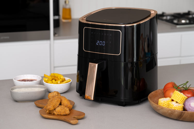 Danoz Direct Kitchen Smart - 7L Digital Air Fryer (Black) 1700W, 200C, 8 Cooking Settings - Incl. Delivery