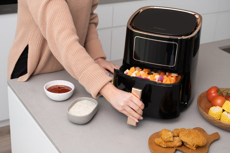 Danoz Direct Kitchen Smart - 7L Digital Air Fryer (Black) 1700W, 200C, 8 Cooking Settings - Incl. Delivery
