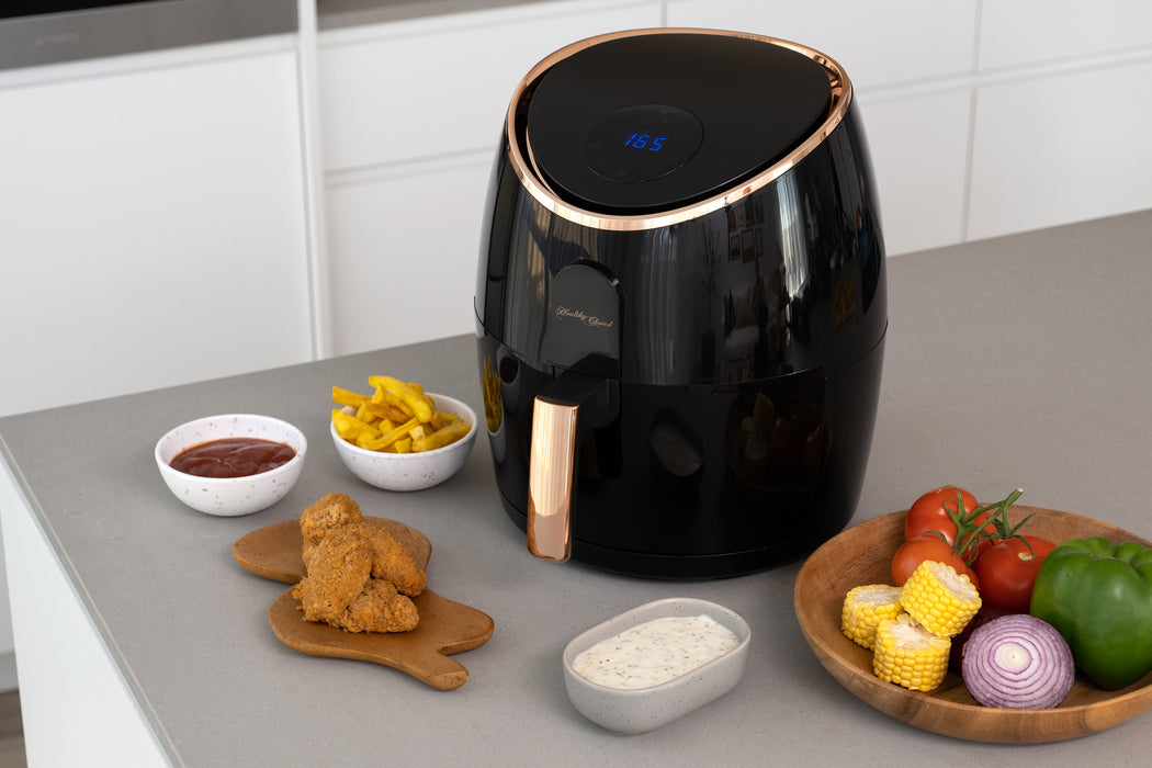 Danoz Direct 🎯Kitchen Smart - 7.1L Digital Air Fryer Kitchen Appliances (Black/Rose Gold) - Incl. Delivery