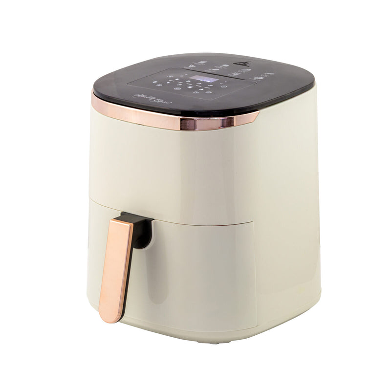 Danoz Kitchen - 7L Digital Air Fryer with 8 pre-set Touch-control Cooking Programs - Cream