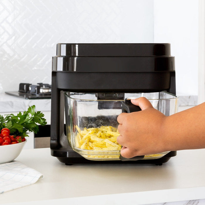 Danoz Direct 🎯Kitchen Smart - Air Fryer Oven! This 6.5L glass oven uses 1200W of power to reach temperatures over 200°C