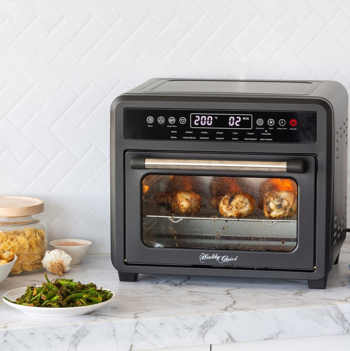 Danoz Direct 🎯Kitchen Smart - 23L Digital Air Fryer Convection Oven with 12 Cooking Programs - Incl. Delivery