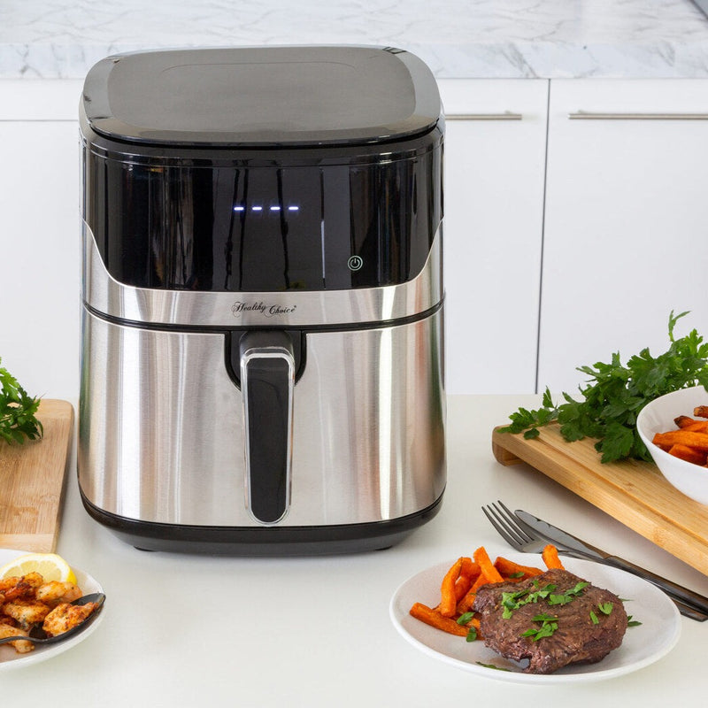 Danoz Direct 🎯Kitchen Smart - 7L Air Fryer Wiz with Built-In Scale! With a generous 7L capacity, adjustable temperature up to 200C