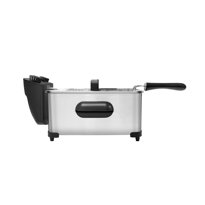 Danoz Kitchen - 3.8L Deep Fryer with Timer Control Knob and Thermal Safety Device