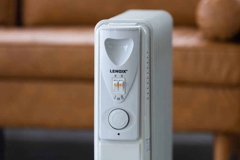 Danoz HeatingSmart - 11-Fin Oil Column Heater 2400W w/ 3 Heat Settings & Wheels - Super Deals!