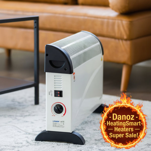 Danoz HeatingSmart -Portable Convector Heater  2000W, 3 Heat Settings - Super Deals!