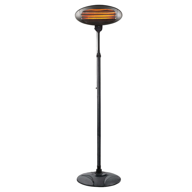 Danoz Direct - Experience the ultimate outdoor comfort with our 2000W 2.1m Free Standing Adjustable Portable Outdoor Electric Patio Space Heater