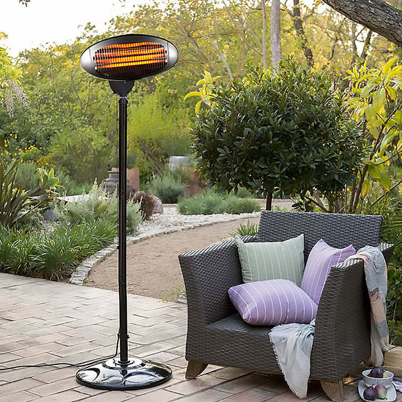 Danoz Direct - Experience the ultimate outdoor comfort with our 2000W 2.1m Free Standing Adjustable Portable Outdoor Electric Patio Space Heater