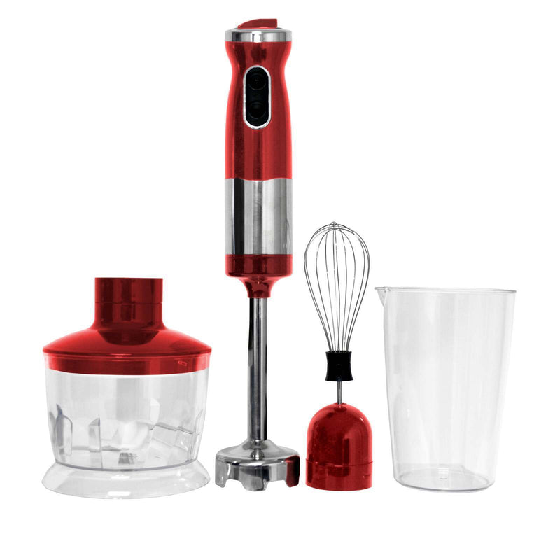 Danoz Kitchen - Electric Stick/ Hand Blender & Mixer (Red) 700ml Capacity