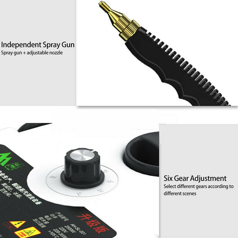 Danoz Direct - 3200W Steam Cleaner High Temperature Kitchen Cleaning Pressure Steaming Mechine