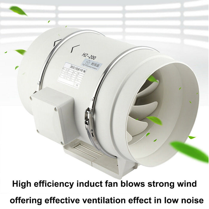 Transform your hydroponic setup with the Danoz Direct 8" Inch Extractor Fan+ Remote Duct.