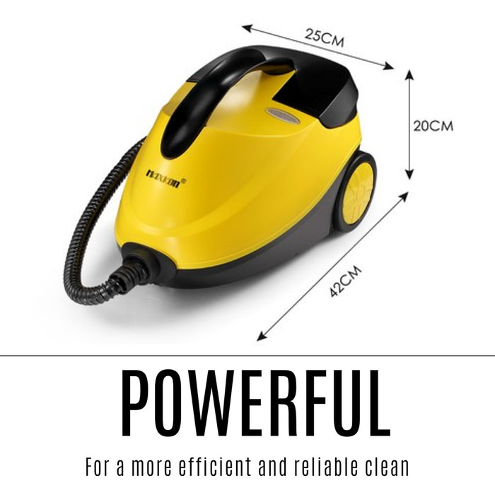 Experience the power of Danoz Direct 18-IN-1 Steam Cleaner! This high pressure steamer effortlessly cleans floors, and any surfaces