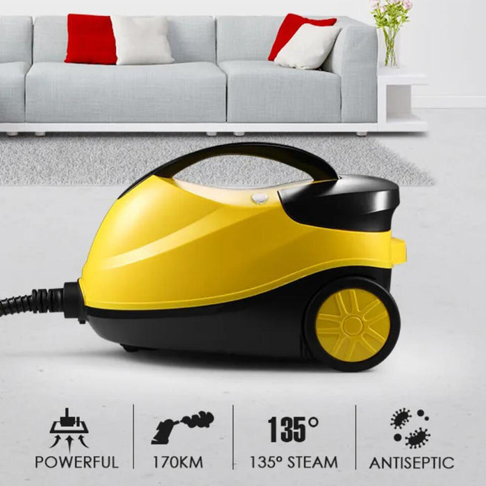 Experience the power of Danoz Direct 18-IN-1 Steam Cleaner! This high pressure steamer effortlessly cleans floors, and any surfaces