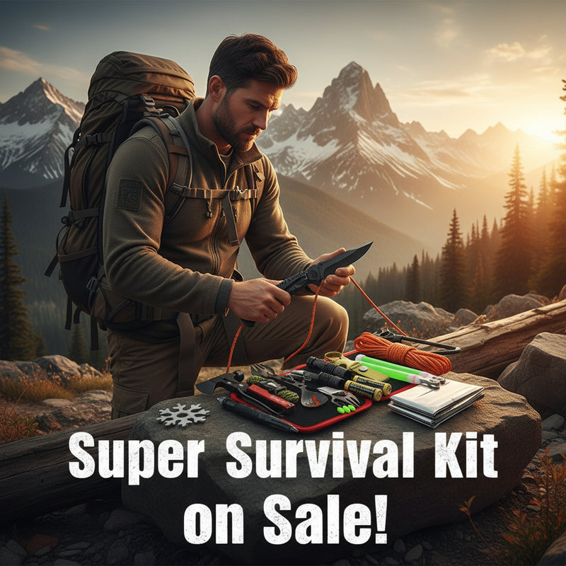 Danoz Direct - 32 In 1 Emergency Survival Equipment Kit Camping SOS Tool Sports Tactical Hiking