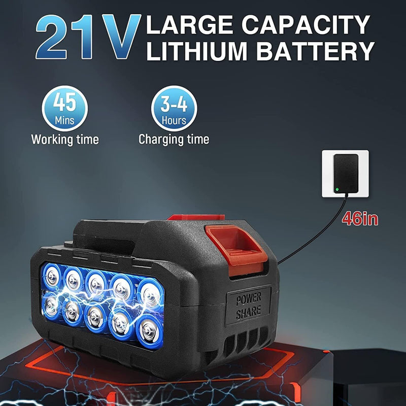 Ultimate convenience and power with Danoz Direct Jet WaterBlast - 88V Cordless Electric High Pressure Washer! Incl. 2 Batteries.