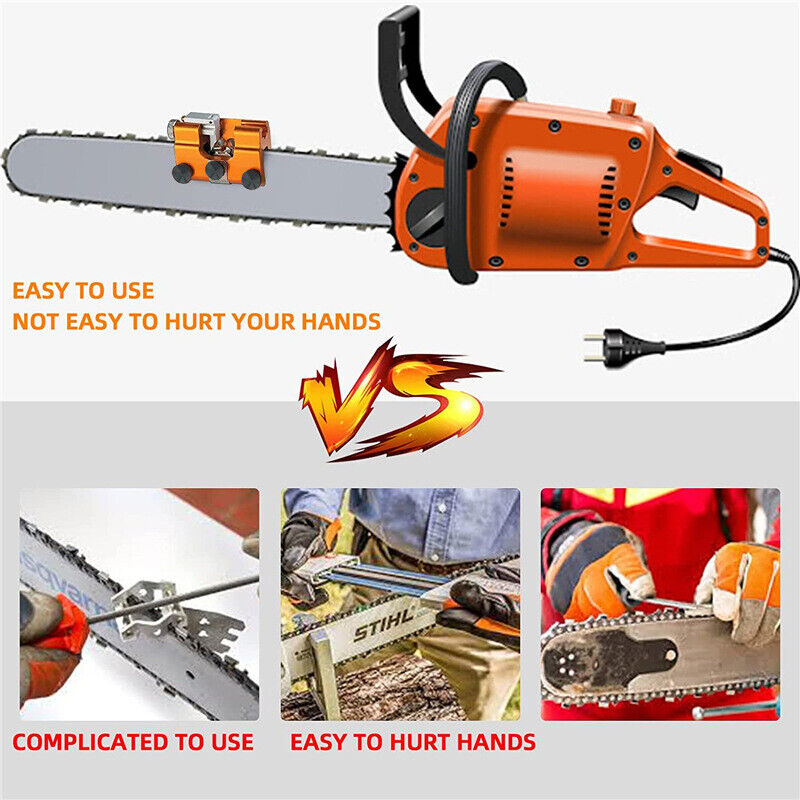 Danoz ToolSmart - Easy Portable Chainsaw Sharpener Jigs Sharpening Tool Chain Saws Electric Saws