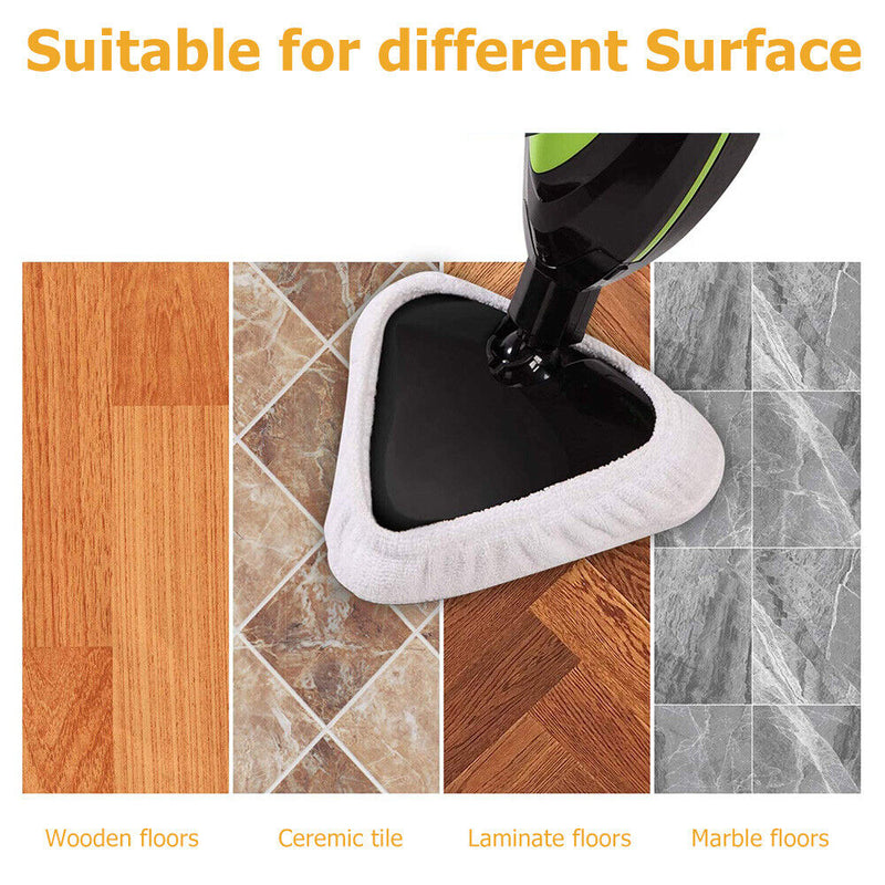 6 x Replacement  Pads for Steam Mops, Reusable Washable Cloths Microfiber