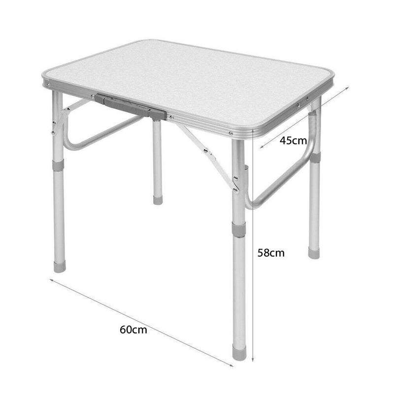 Danoz Camping - Outdoor Camping Folding Table Picnic Foldable Tables Aluminium Portable BBQ Desk