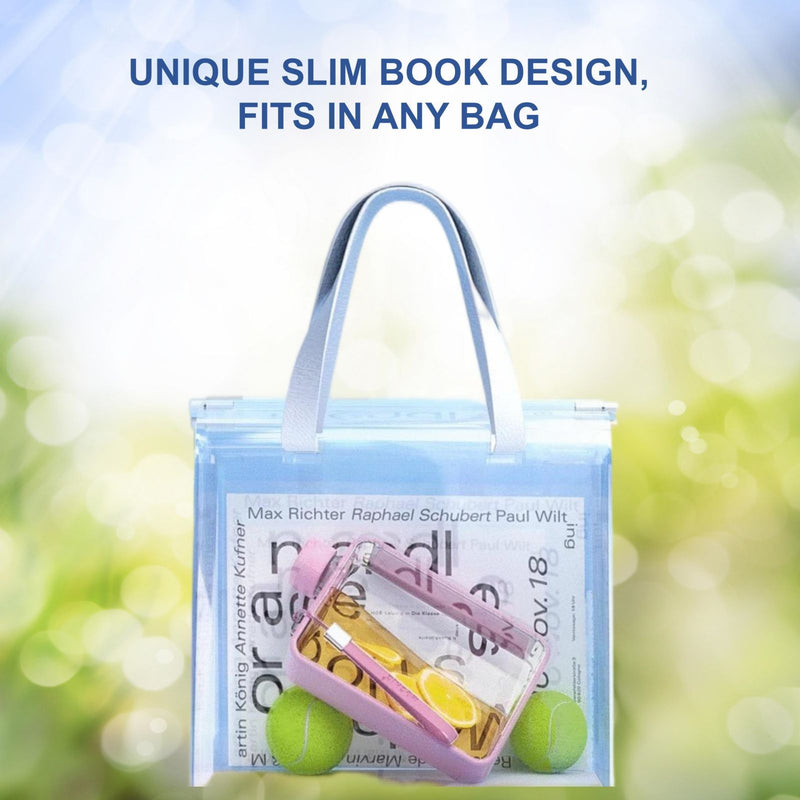 Danoz Sports - A5 Flat Water Bottle Portable Travel Mug BPA Free Water Bottle (Black)