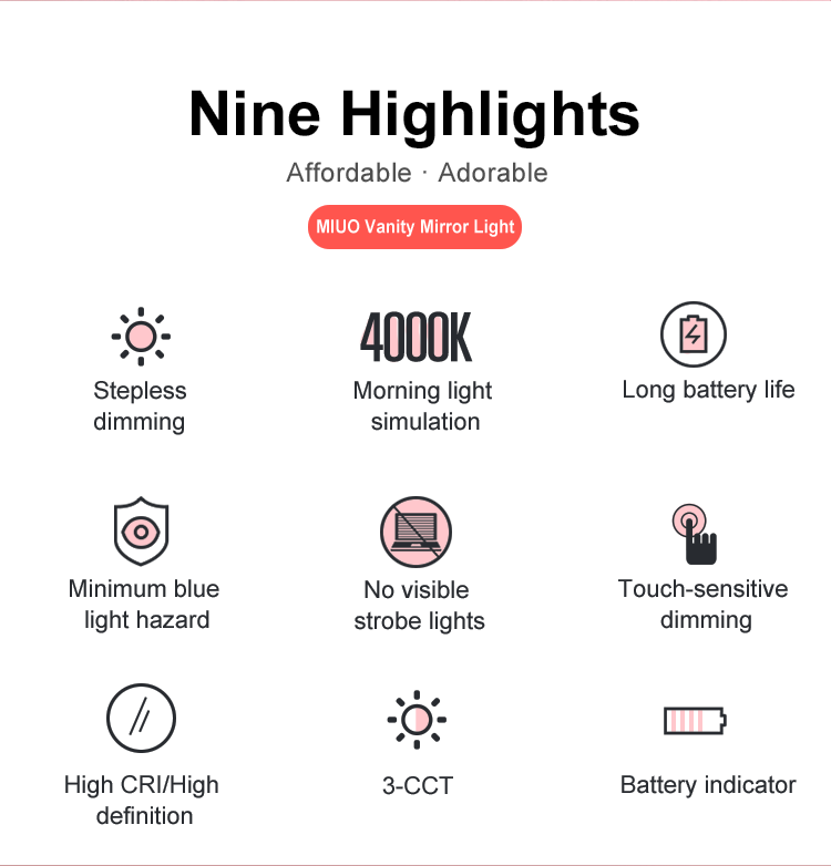 Danoz Direct - Beauty Makeup Light White - USB Charging