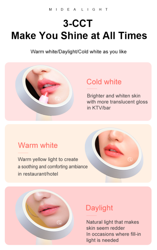 Danoz Direct - Beauty Makeup Light White - USB Charging