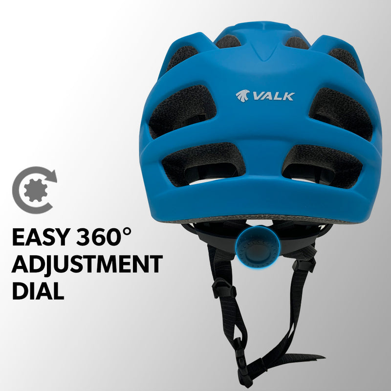 Danoz Direct - VALK Mountain Bike Helmet Large 58-61cm Bicycle MTB Cycling Safety Accessories