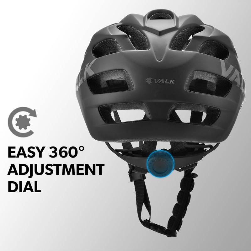 Danoz Direct - VALK Mountain Bike Helmet Small 54-56cm Bicycle MTB Cycling Safety Accessories