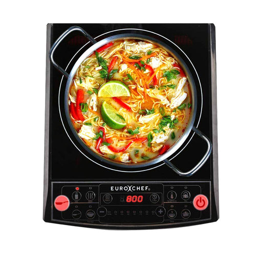 Ultimate convenience in your kitchen with Danoz Direct - EuroChef Electric Induction Portable Cooktop.