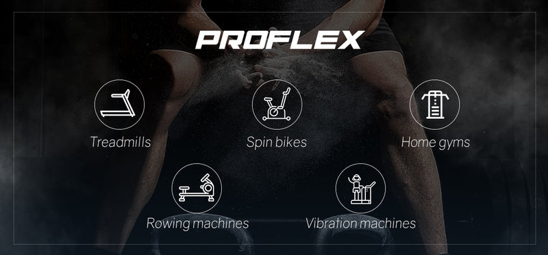 Danoz Fitness - PROFLEX Treadmill Bluetooth Running Machine Foldable Small Compact Home Electric