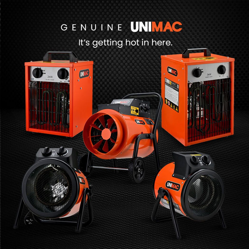Danoz HeatingSmart - Unimac 2kW Industrial Fan Heater 🔥🏭 | Workshop & Garage Powerhouse