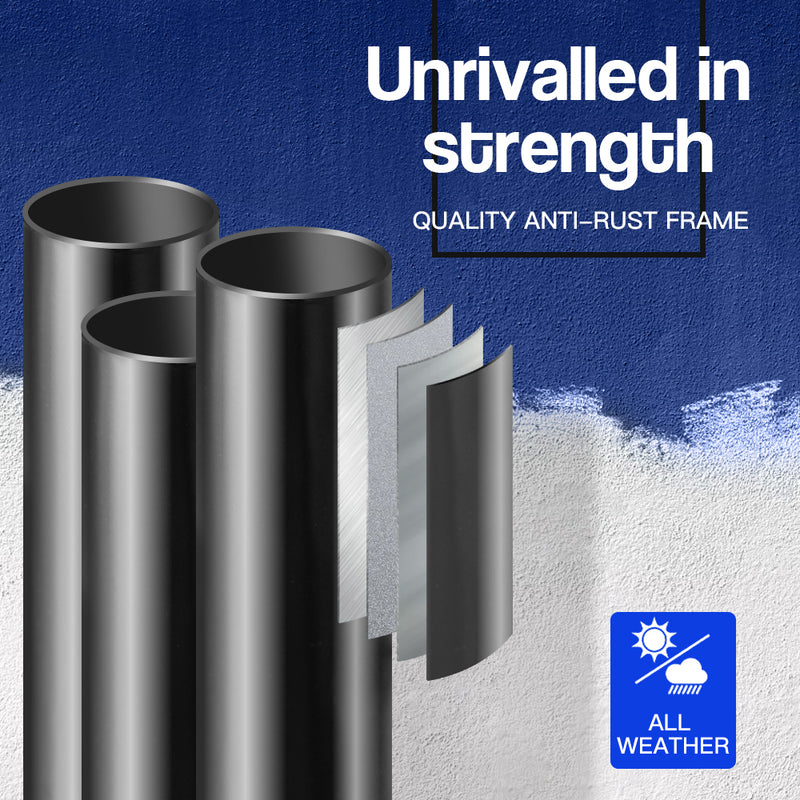 Danoz Direct - Dr. Dunk Adjustable Basketball Stand System Kids Hoop Portable Height Rim Ring