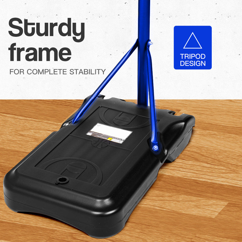 Danoz Direct - Dr. Dunk Adjustable Basketball Stand System Kids Hoop Portable Height Rim Ring