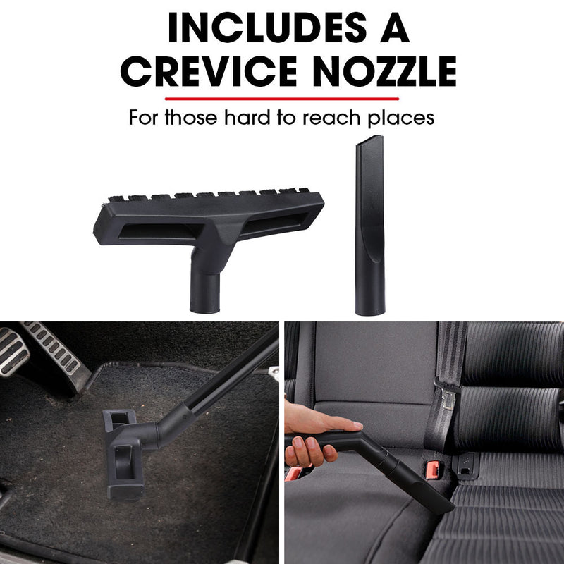 Clean your car, workshop, and carpets with Danoz Direct - Baumr-AG 30L 1200W Wet and Dry Vacuum Cleaner. With a built-in blower