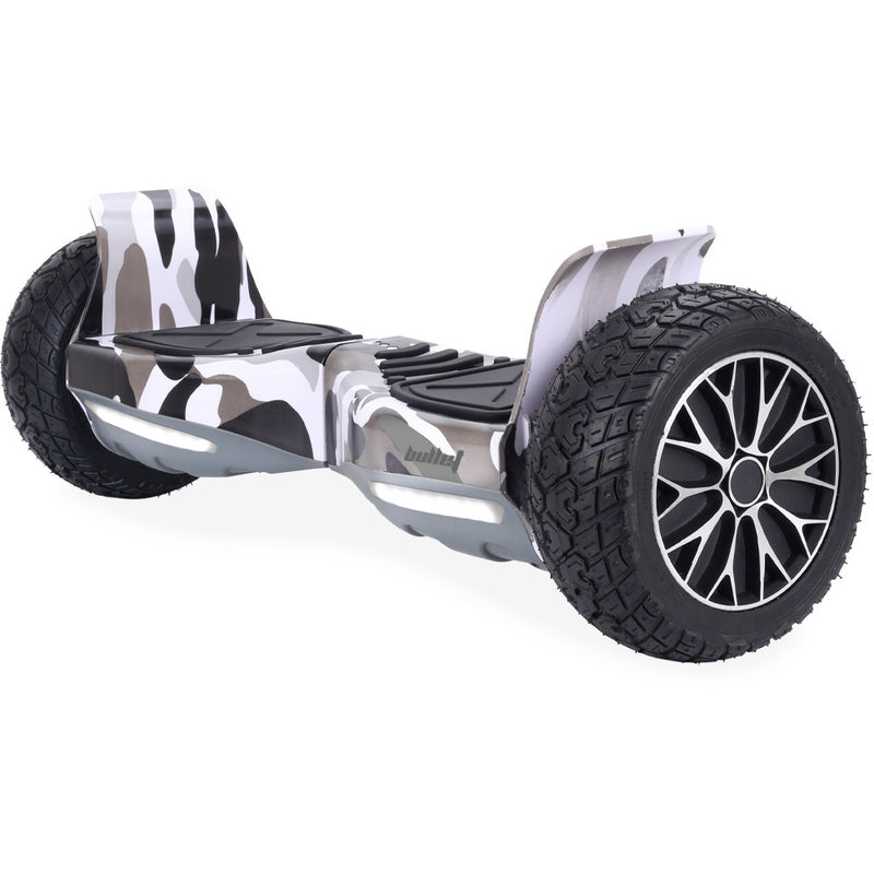 Danoz Direct - BULLET SX-4000 Hoverboard Scooter, 8.5" Wheels, 700W Brushless, Superior Self Balancing System, UL Certified, LED Lights, Carry Bag, Camo
