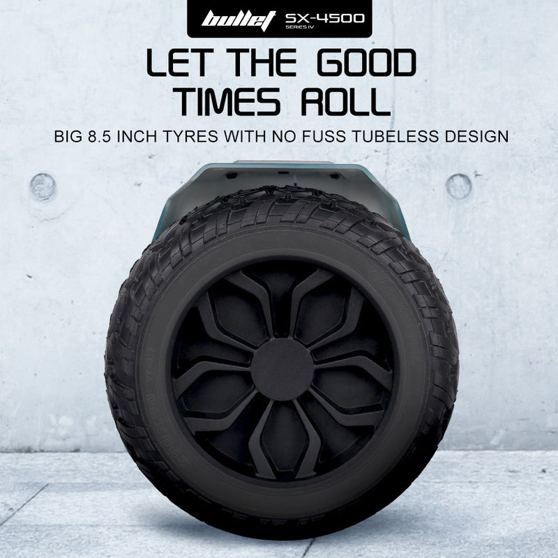 Danoz Direct - Bullet SX-4500 Hoverboard Scooter, 8.5" Wheels, 700W Brushless, Superior Self Balancing System, UL Certified, LED Lights, Carry Bag, Navy Blue