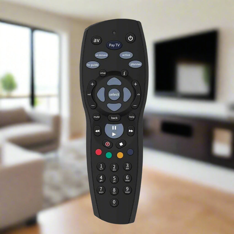 Danoz Direct - PayTV Remote Control Compatible with Foxtel Standard IQ IQ2 IQ3 IQ4 HD - Black