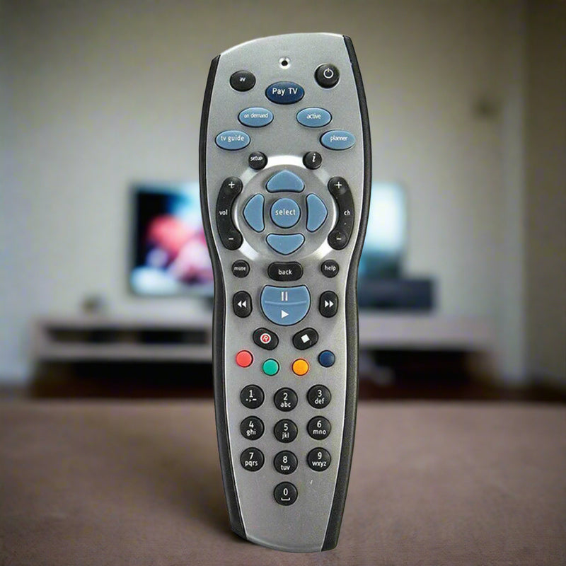 Danoz Smart - 4 x Pay TV Remote Control Compatible with Foxtel MYSTAR SKY NEW ZEALAND - Silver