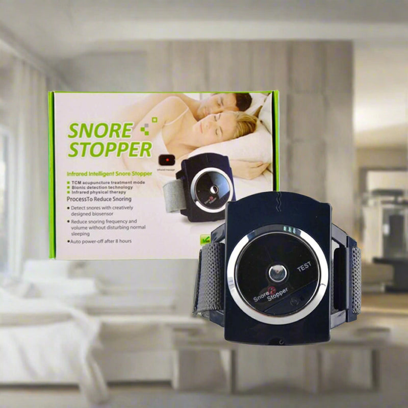 Danoz Health - Anti Snoring Aid Stopper Watch - Wristband Sleeping Breathing Snore Device - 30 Days Money Back.