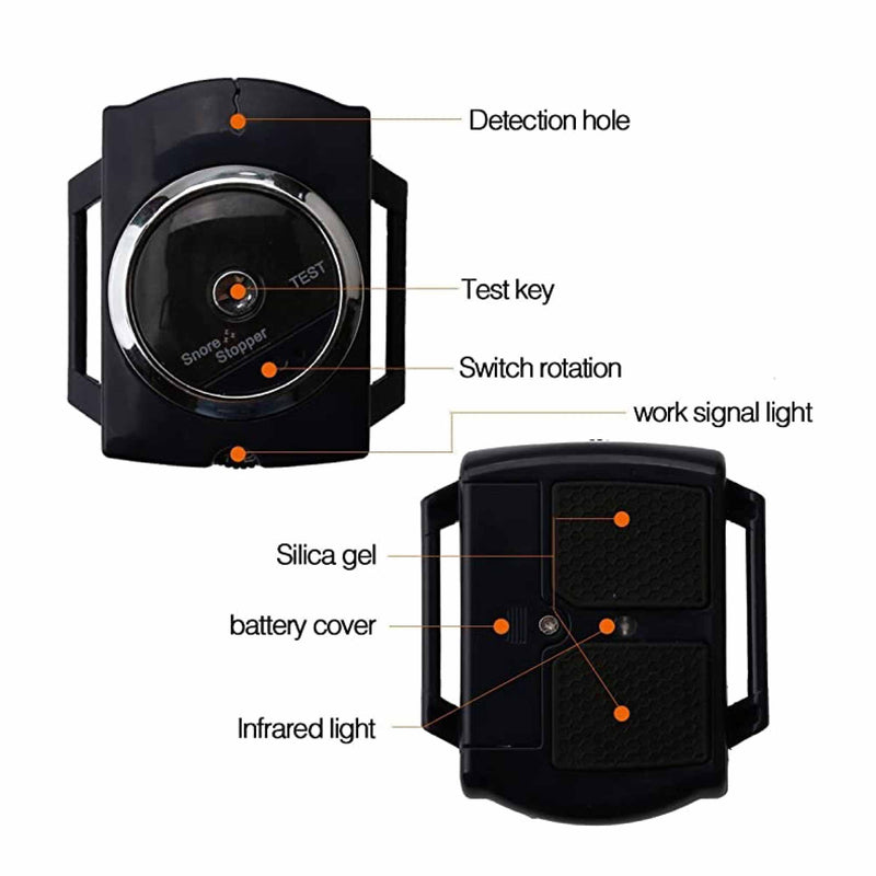Danoz Health - Anti Snoring Aid Stopper Watch - Wristband Sleeping Breathing Snore Device - 30 Days Money Back.