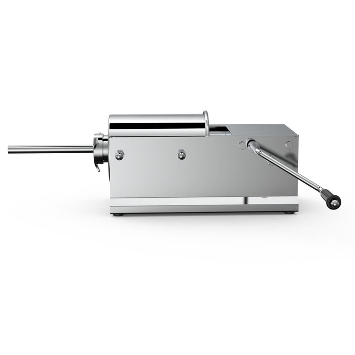 Danoz Kitchen - 5L Manual Horizontal Sausage Filler - Stainless Stuffer Meat Press Machine Incl. Delivery