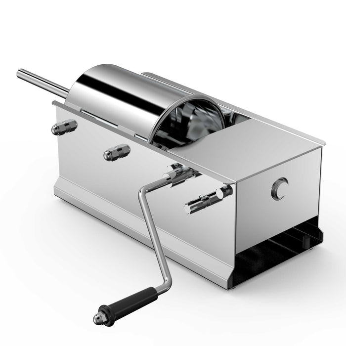 Danoz Kitchen - 5L Manual Horizontal Sausage Filler - Stainless Stuffer Meat Press Machine Incl. Delivery