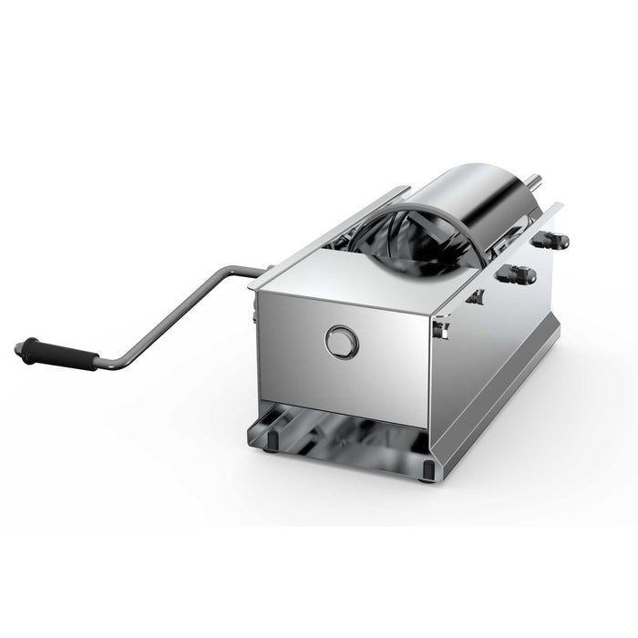 Danoz Kitchen - 5L Manual Horizontal Sausage Filler - Stainless Stuffer Meat Press Machine Incl. Delivery