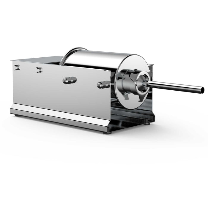 Danoz Kitchen - 5L Manual Horizontal Sausage Filler - Stainless Stuffer Meat Press Machine Incl. Delivery