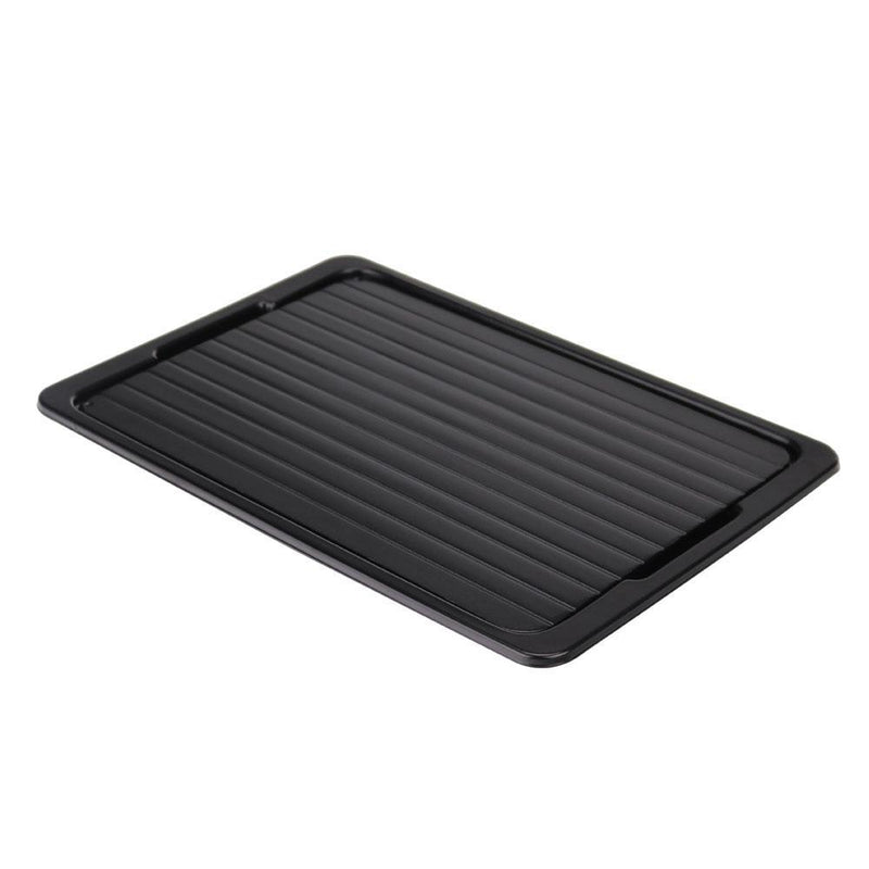 Danoz Direct - Fast Defrosting Meat Tray FDA Approved - Medium Miracle Aluminium Thawing Plate - Inc. Delivery