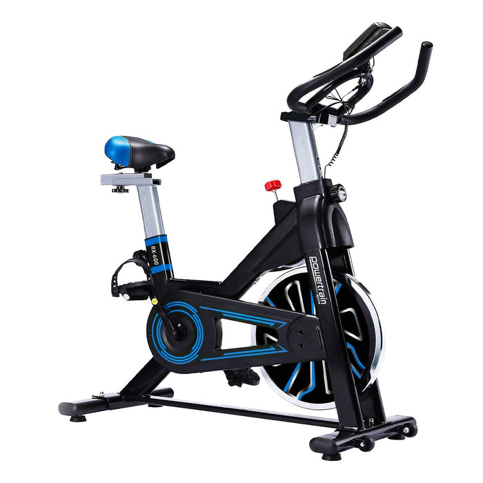 Danoz Fitness - PowerTrain RX-600 Exercise Spin Bike Cardio Cycle - Blue - Incl Delivery