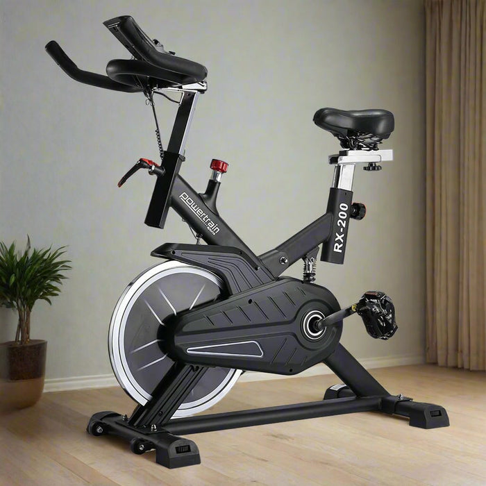 Danoz Fitness - Powertrain RX-200 Exercise Spin Bike Cardio Cycling - Black - Incl. Delivery