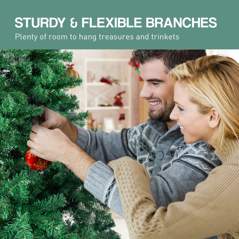 Danoz Xmas🎅 Christabelle Green Christmas Tree 2.1m Xmas Decor Decorations -1200 Tips