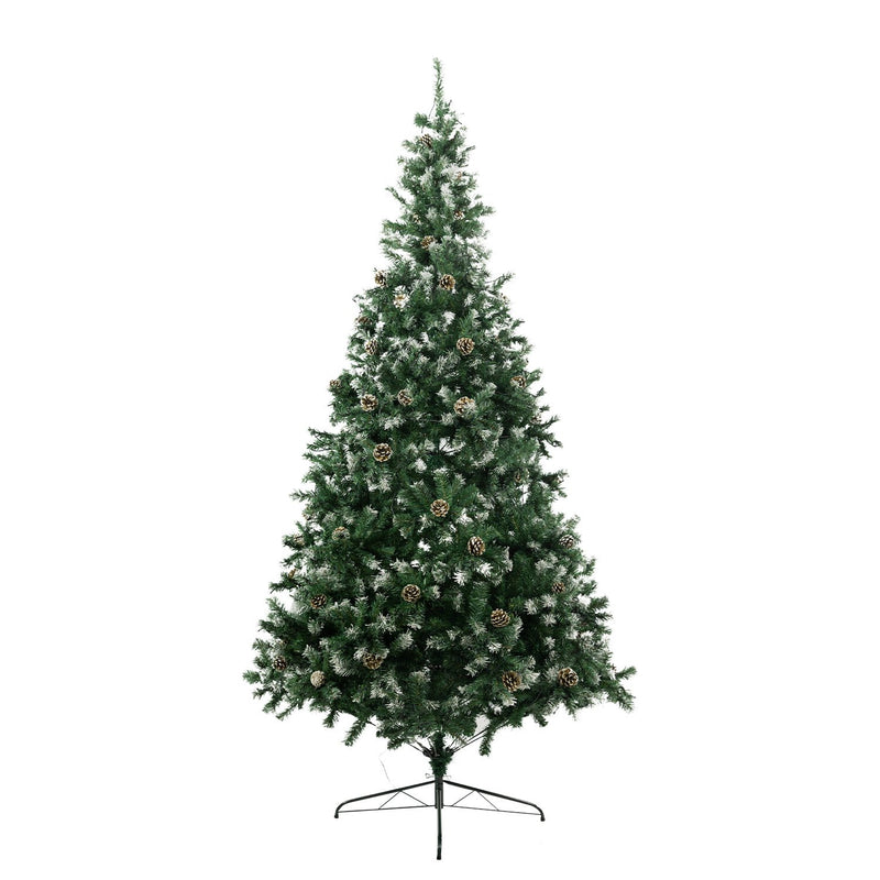 Danoz Xmas🎅 Christabelle 1.5m Pre Lit LED Christmas Tree Decor with Pine Cones Xmas Decorations